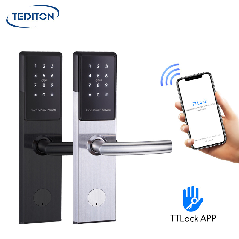 WiFi Keyless App Digital Door Lock  APP Password code Electronic Smart Door Lock