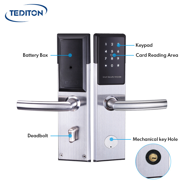 WiFi Keyless App Digital Door Lock  APP Password code Electronic Smart Door Lock