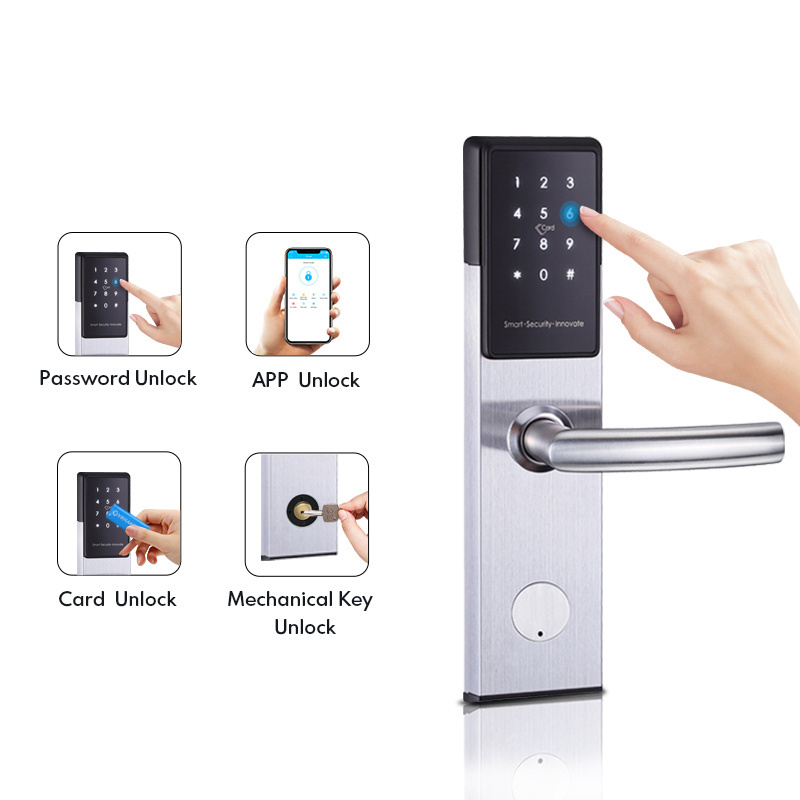 WiFi Keyless App Digital Door Lock  APP Password code Electronic Smart Door Lock