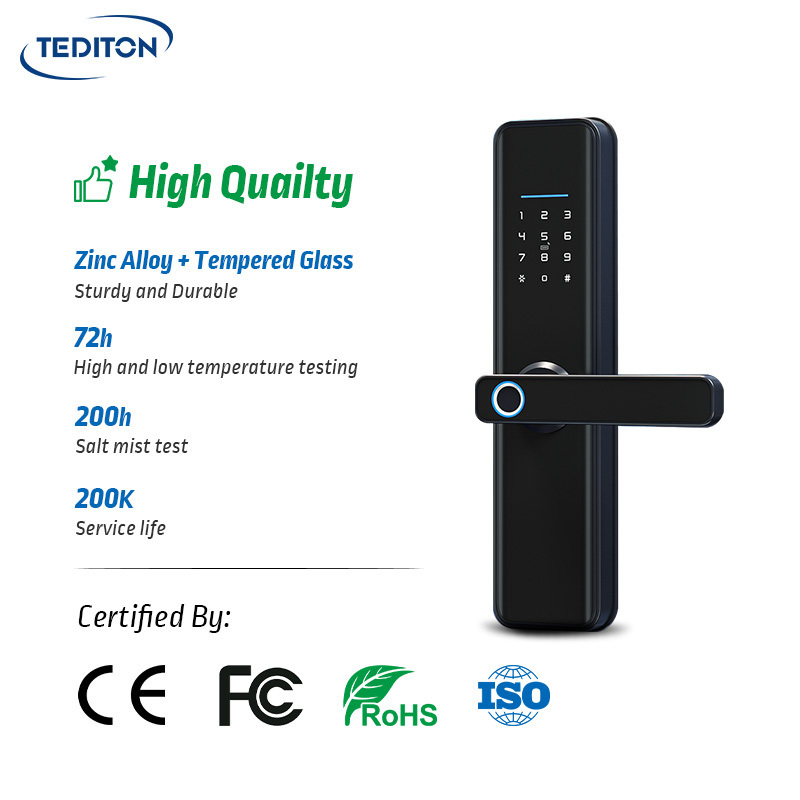 Tediton Smart Safe Security Wifi Remote Control Digital Keyless Combination Fingerprint Lock