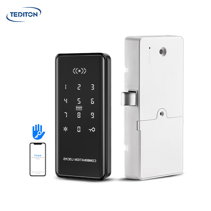 Tediton Electronic Magnetic RFID Card Digital Smart Cabinet Lock for Gym, Spa, Hotel