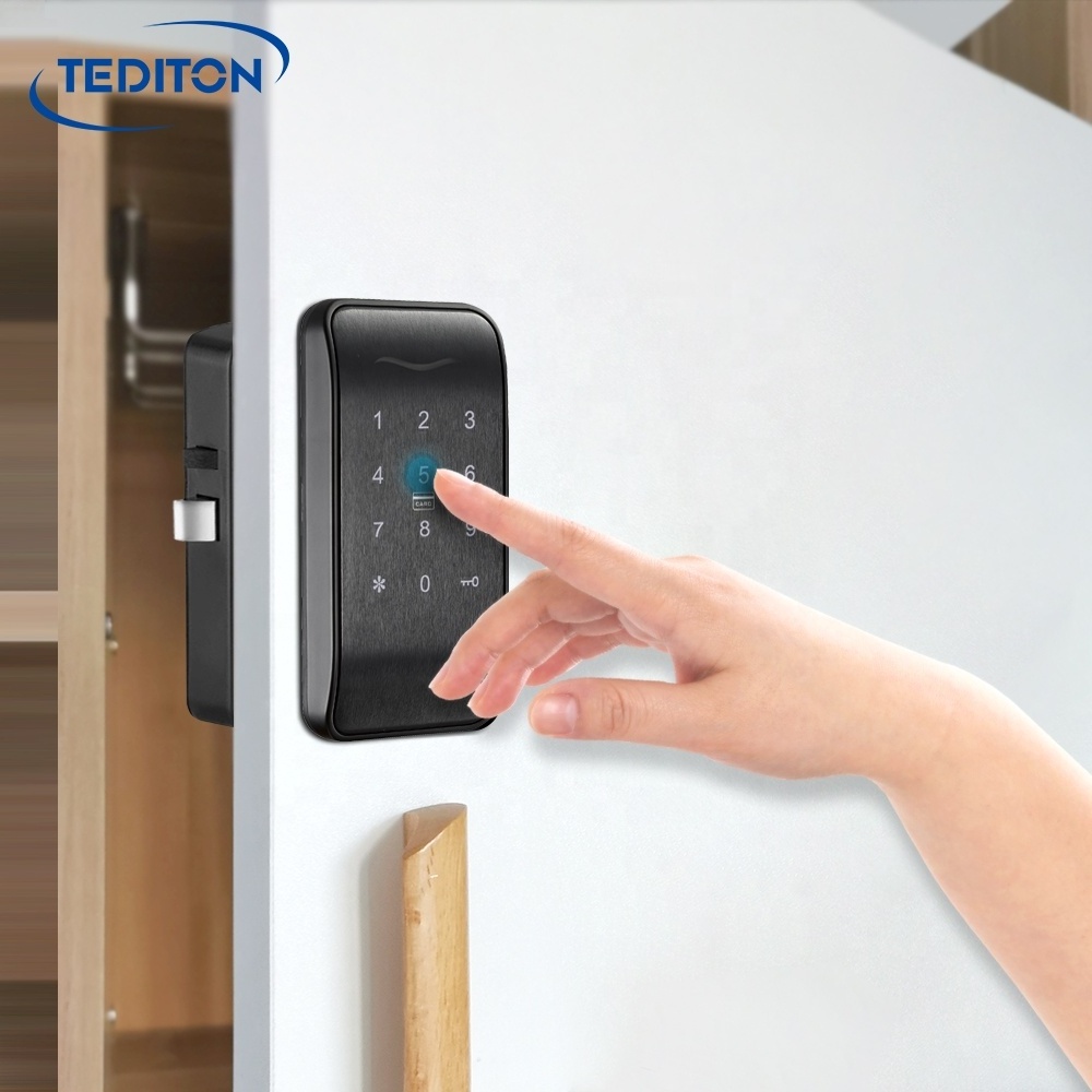 Tediton Furniture  Electronic Cabinet Lock Magnetics Combination Password Drawer RFID Lockers Locks