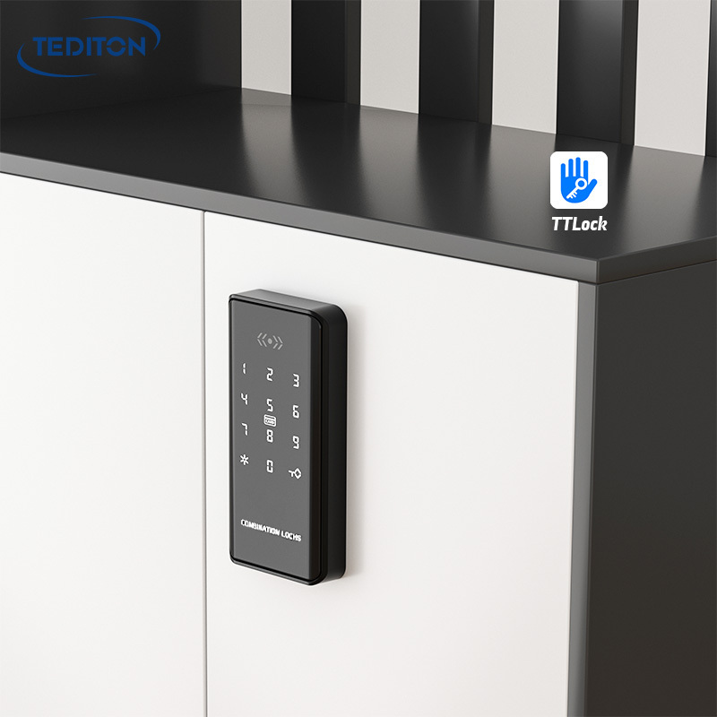 Tediton Electronic Magnetic RFID Card Digital Smart Cabinet Lock for Gym, Spa, Hotel