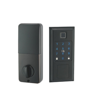 Tediton Keyless WiFi Automatic Digital  Biometric Fingerprint Door Lock with TTlock APP Keypad