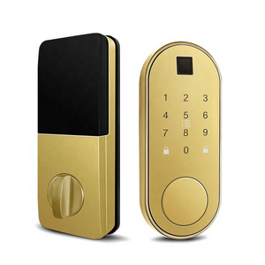 Automatic Keyless WiFi BLE APP Electronic Digital Classic Smart Lock with Touch-Screen Keypad Deadbolt