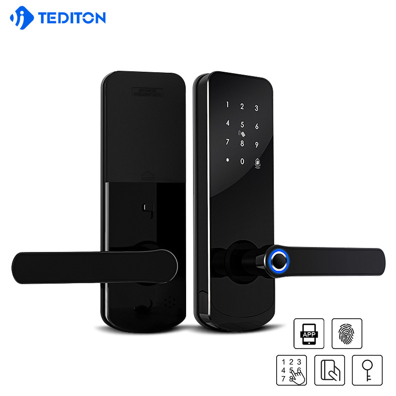 Safe Keyless WiFi BLE APP Electronic Digital Magnetic Biometric Fingerprint Door Lock