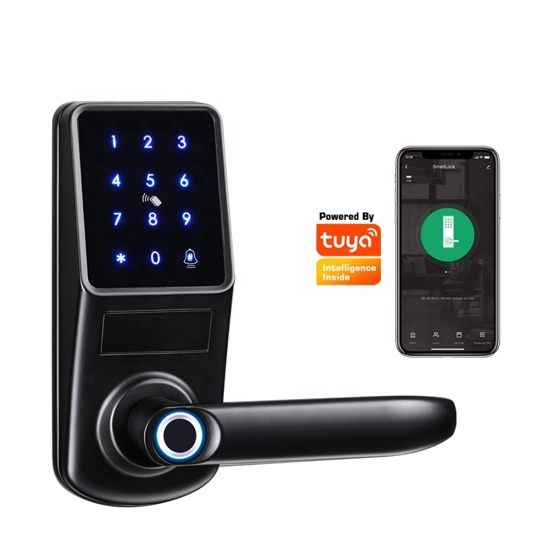 Best Price Waterproof Security Biometric Fingerprint Keyless Door Lock with Tuya APP Smart Life