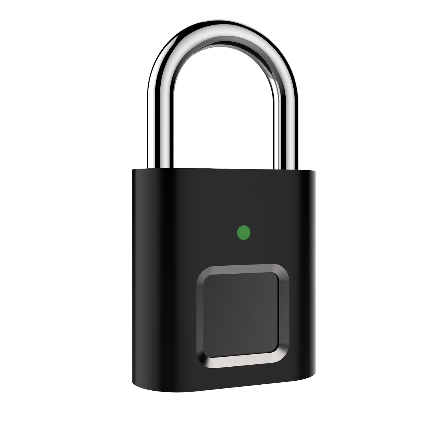 Candado Con Huella Digital  Eletronic USB Rechargeable Keyless Biometric  touch Stainless Steel  Smart metal fingerprint padlock