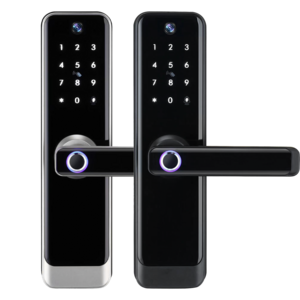 Smart lock video call voice with camera intercom door lock tuya app wifi fingerprint digital electronic intelligent locks