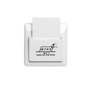 Tediton ttlock hotel RFID Smart Electric Wall Power Key Card Energy Saver Hotel Energy Saving Switch factory