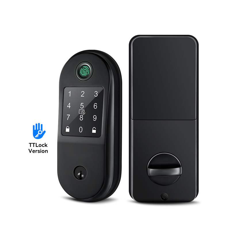 Tediton TTlock APP WiFi Electronic Smart Password door lock with Biometric Fingerprint Rfid Code Combination