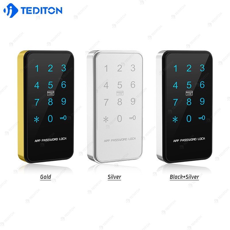 Tediton APP Digital Electronic RFID NFC and Combination keypad auto open gym ttlock march locker locks