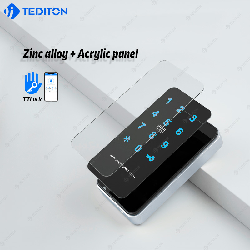 Tediton APP Digital Electronic RFID NFC and Combination keypad auto open gym ttlock march locker locks