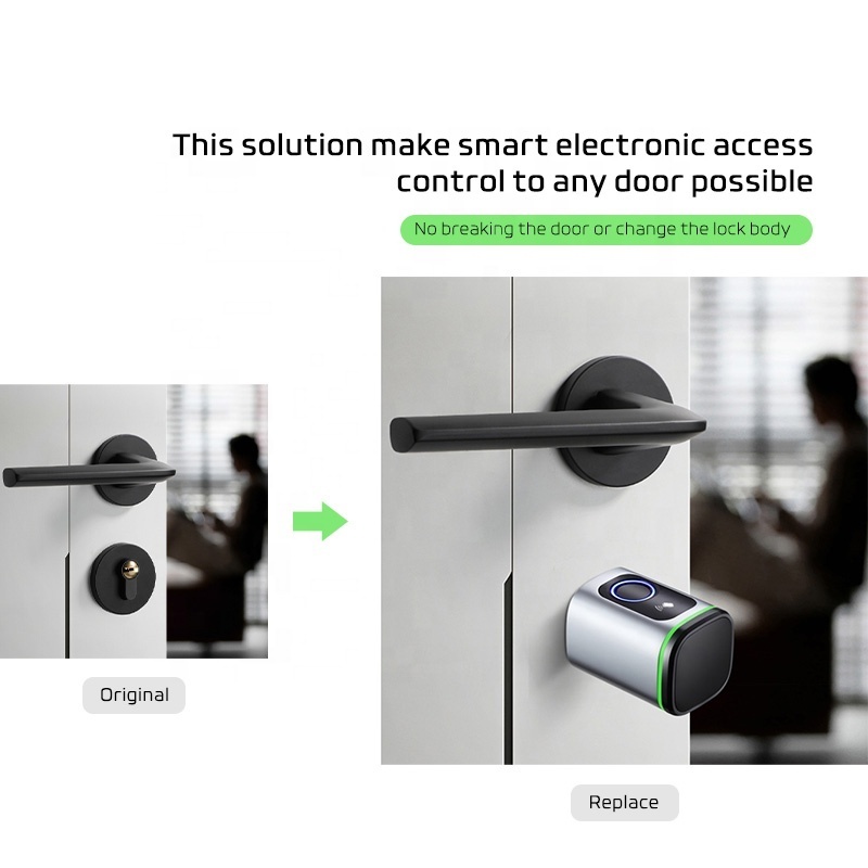 OEM Euro Cylinder Fingerprint Rfid Card Digital Adjustable Cylinder Size TUYA APP Smart Lock