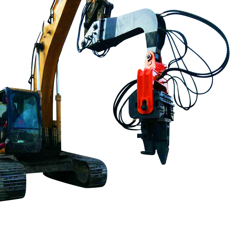 High quality excavator concrete pile driving machine with original motor