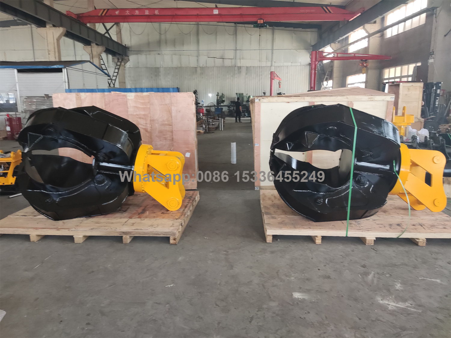 5-47T  excavator grab stone grapple Hydraulic grab bucket scrap metal claws orange peel Grapple four claw waste steel iron grab