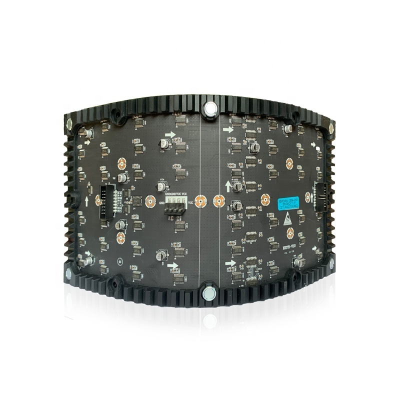 P1.8 P2 P2.5 commercial digital signage and displays indoor advertising tv panel flexible round led display screen module