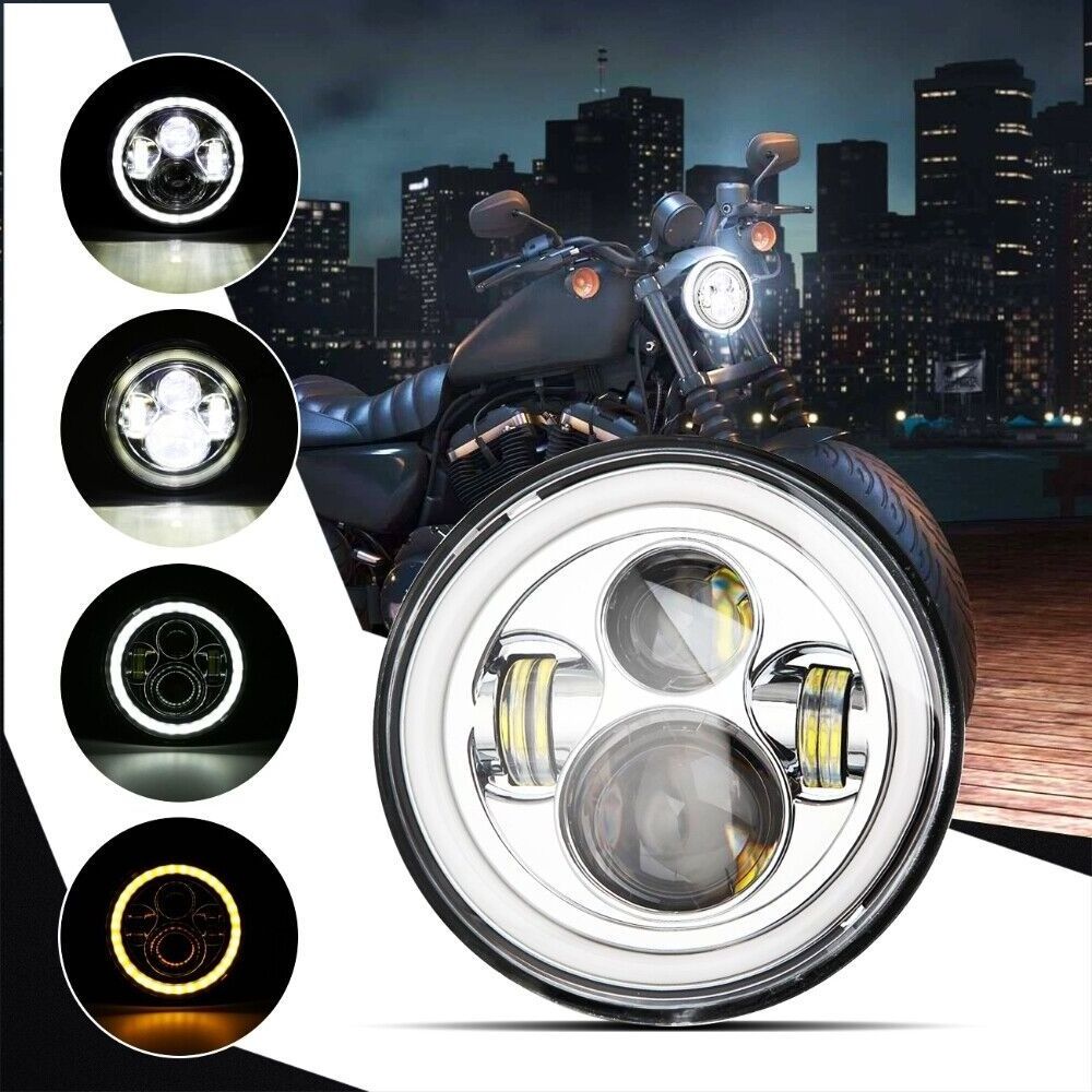 7 inch Round Led Headlight for offroad Motorcycle Accessories 7 inch LED Headlight Motorcycle