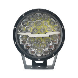 15840LM Truck 4WD Offroad Spotlight 4x4 8.6\" Car LED Work Light 24V 12V round LED Driving Light DRL New Condition