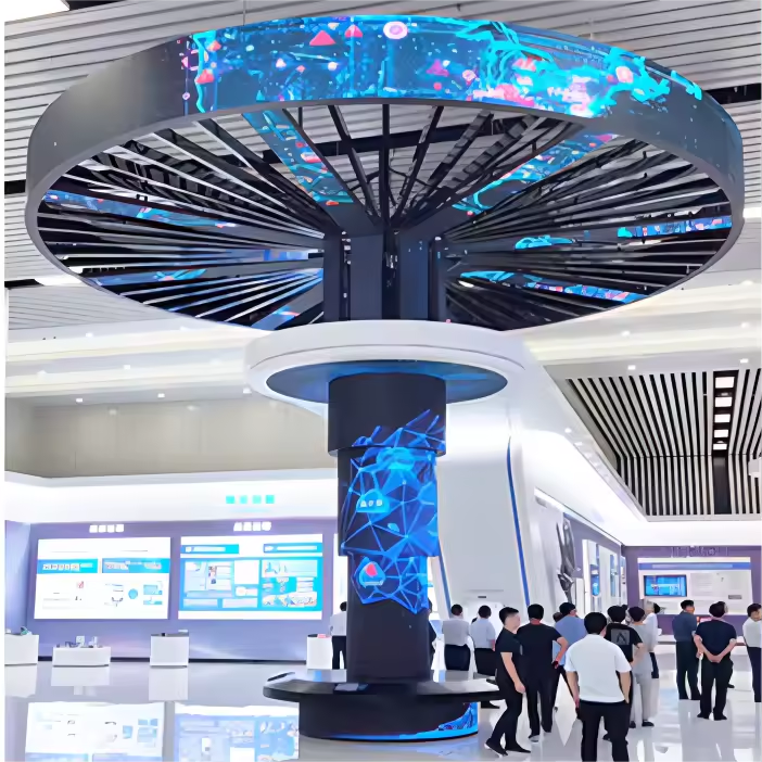 2024 The Latest Smart Led Module Screen Custom Shape Tunnel Screen Curved Flexible Led Display Manufacturer Oem Odm Factory