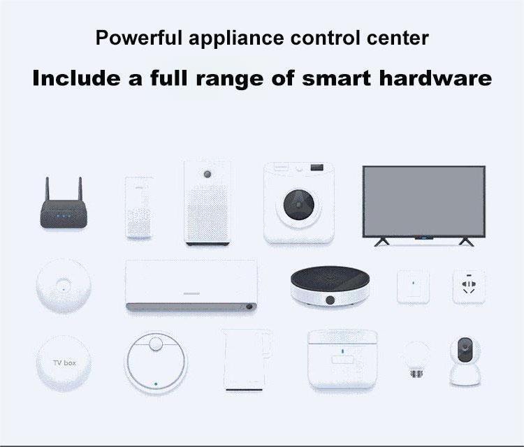 2024 new smart home 220V wall switch with touch screen LCD display with tuya/life smart mobile APP remote control function