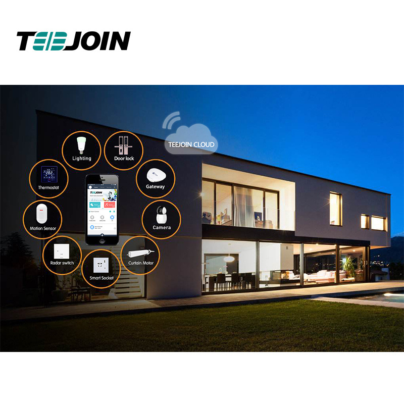 KNX EIB Smart home security system automation knx building control system intelligent switch with android/iOS wireless control