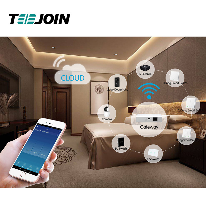 KNX EIB Smart home security system automation knx building control system intelligent switch with android/iOS wireless control