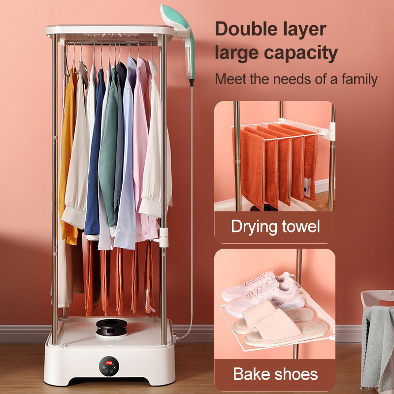 Folding Clothes Drying Rack Anion Clothing Dryers Digital Automatic Timer portable mini machine electric clothes dryers