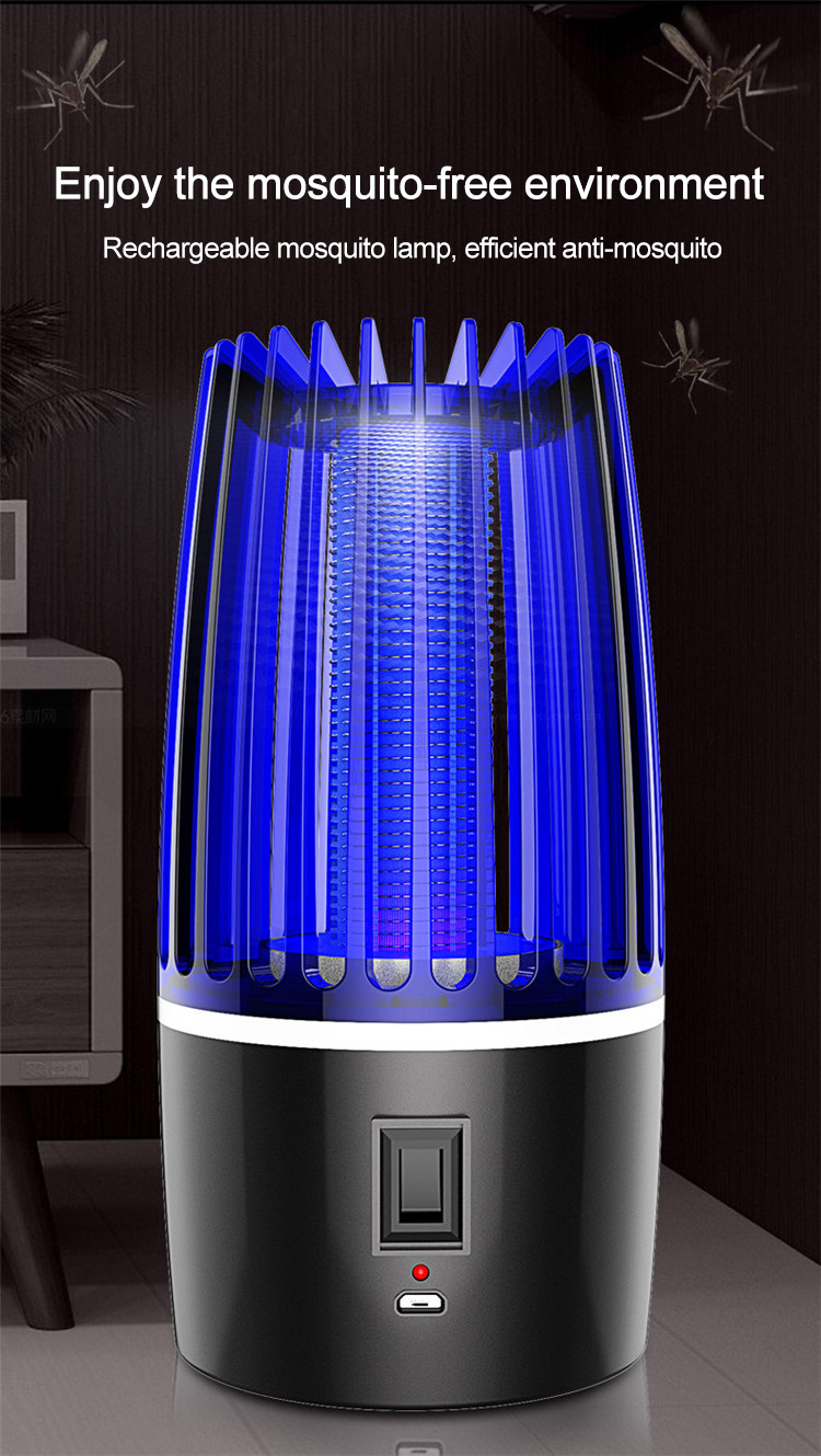 Wireless rechargeable indoor/outdoor bug zapper solar bug zapper mosquito killer lamp camping bug zapper for outdoor