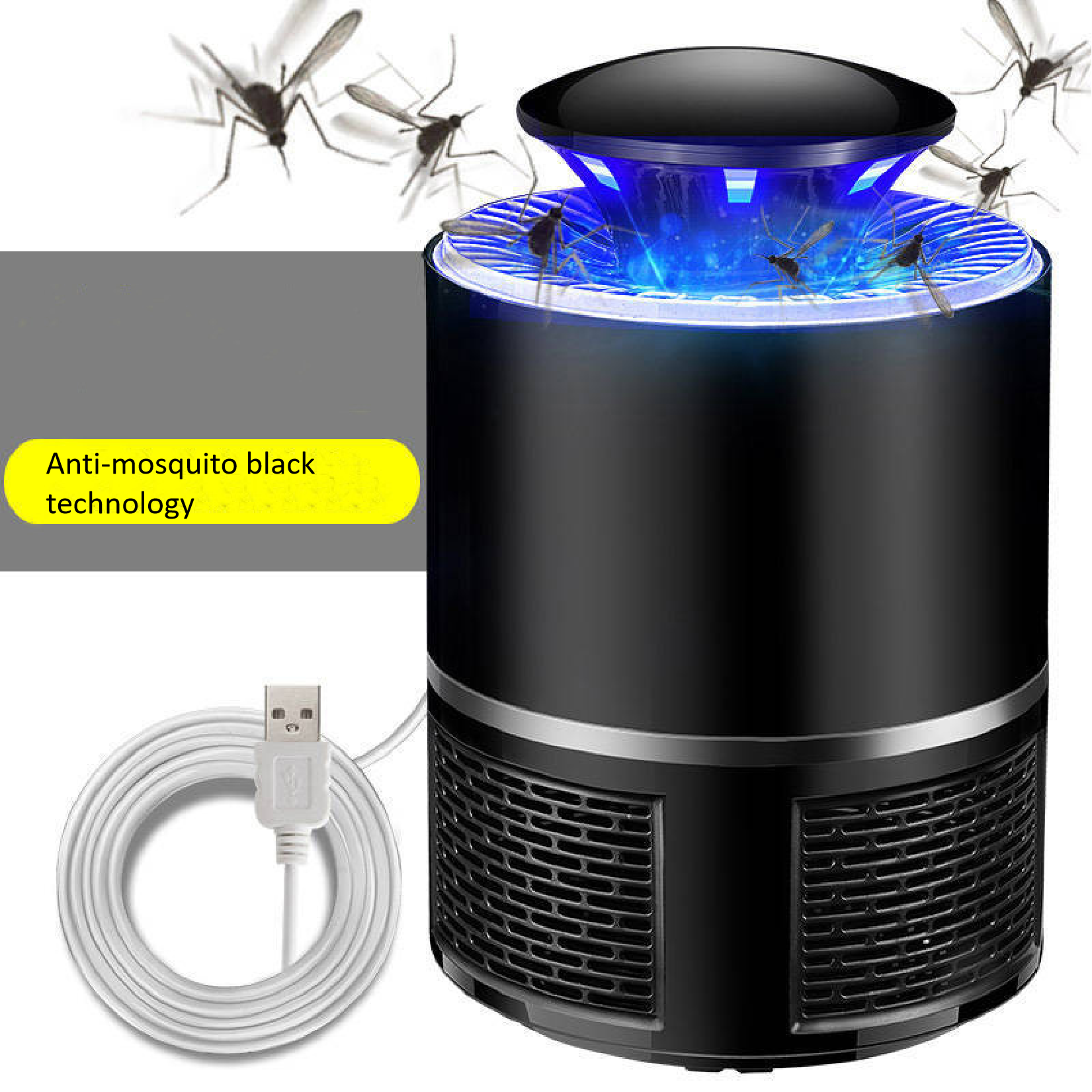 usb powered led 360 mosquito killer lamp bulb light kill electric insect killer mosquito stick repellent