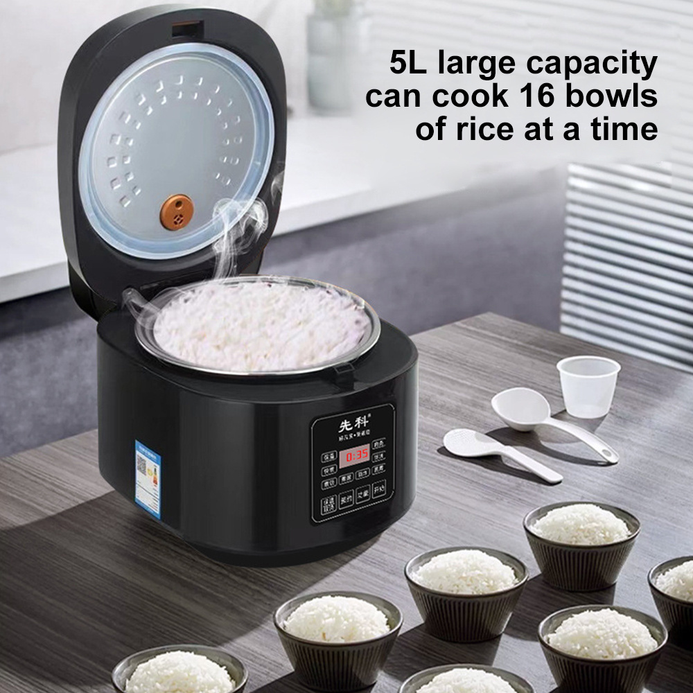 2024 Rice Cooker Household Manufacturers Wholesale 5 Liters Intelligent Multifunctional Rice Cooker Large Capacity Cooking Pot