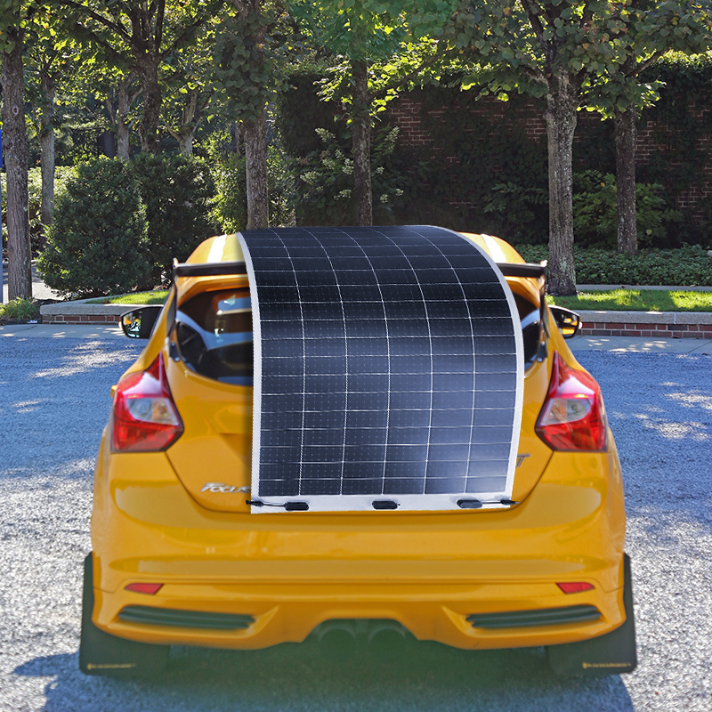 high efficiency sunpower half cell etfe mono 12v 100W 120w 300w 320w 275w 250w 130w  150w 400w portable RV flexible solar panel