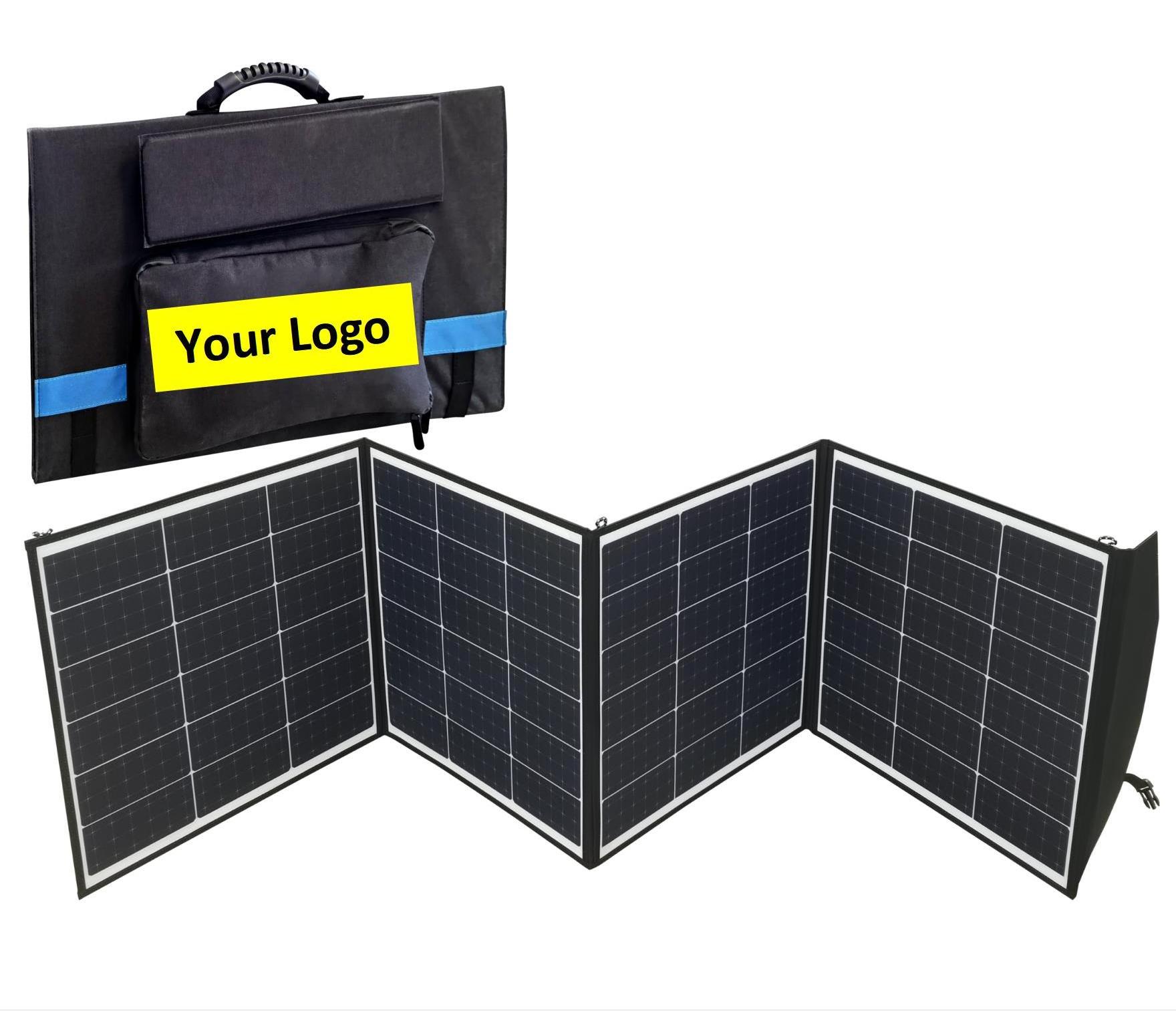 220W Foldable Solar Panel for Solar Generator and USB Devices,Compatible with Jackery Anker Goal Zero Power Station