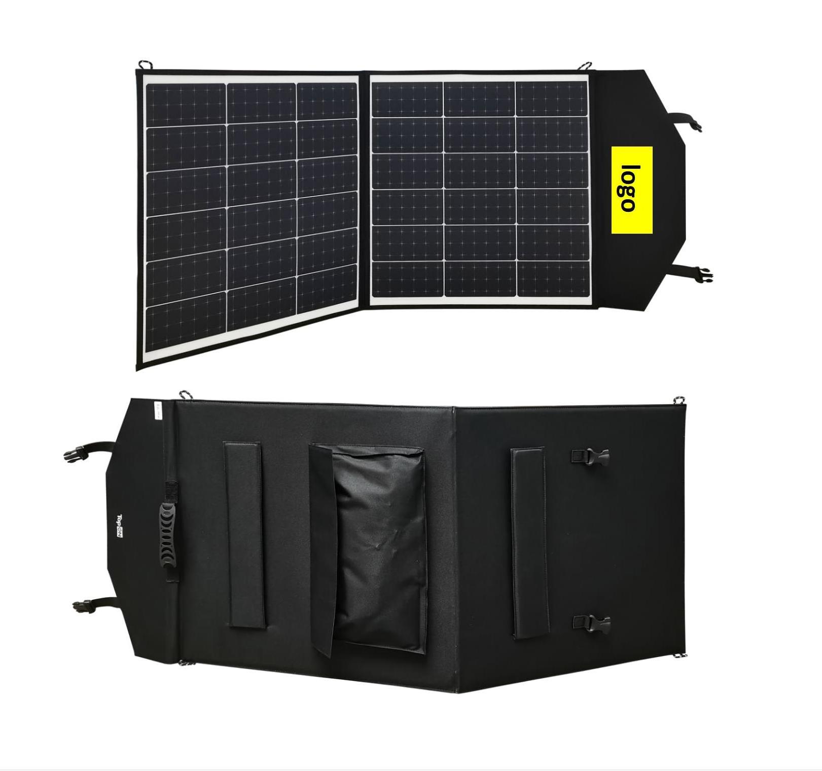 220W Foldable Solar Panel for Solar Generator and USB Devices,Compatible with Jackery Anker Goal Zero Power Station