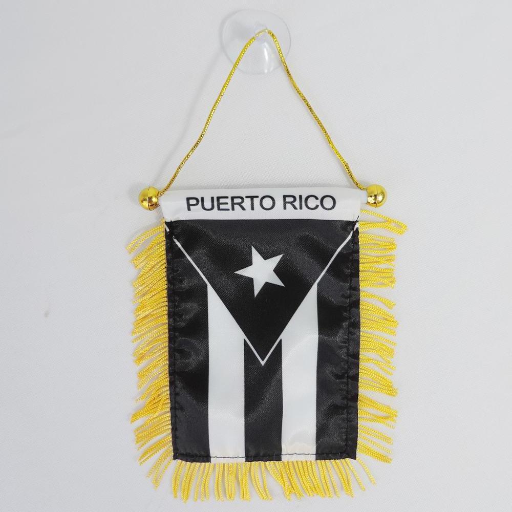 Wholesale Custom 3x5ft Black White Puerto Rico Flag