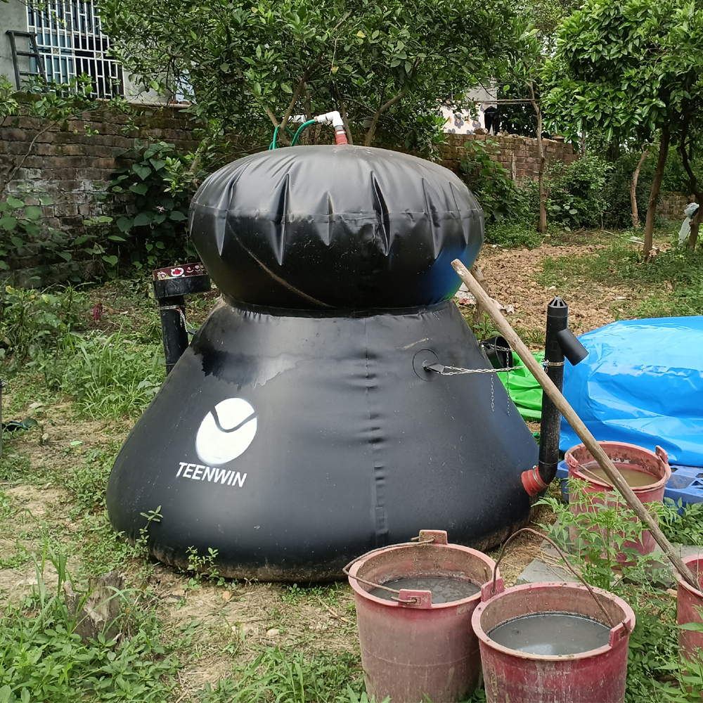 Home biogas digester system convert organic waste to cooking gas