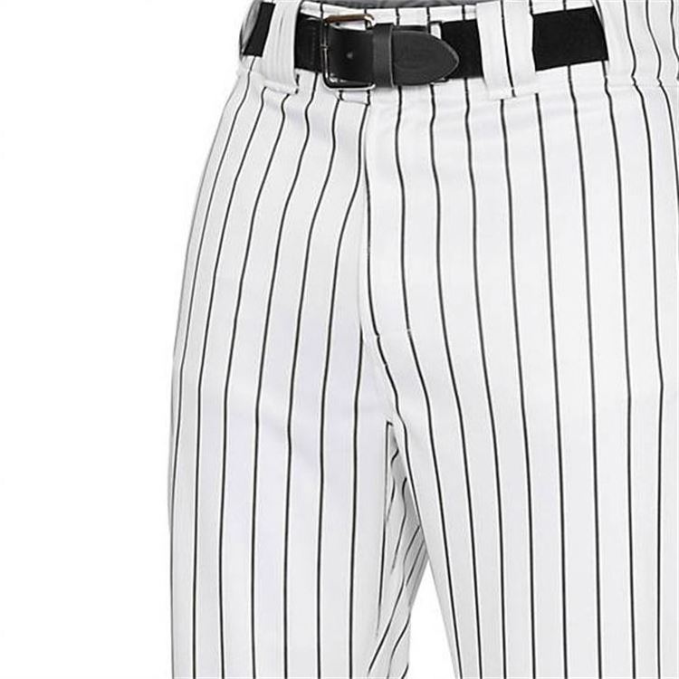 Sports Wear Colorful Printed Custom Athletic Open Bottom Pinstripe Baseball Pants