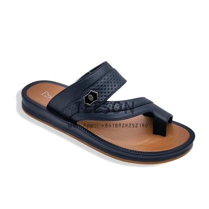 Traditional Mules Muslim Shoes Custom Logo Top Quality In China Arabic Men Slippers Beach Comfortable Sandals