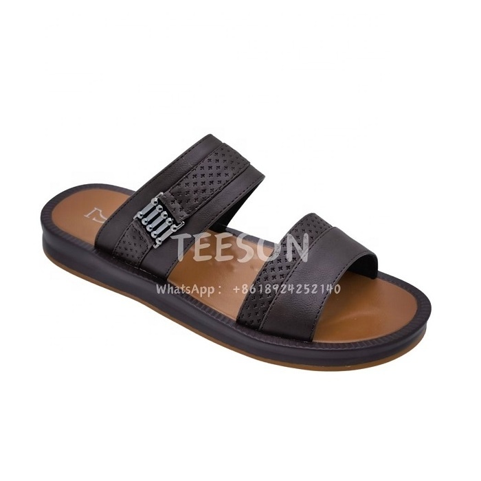 Traditional Mules Muslim Shoes Custom Logo Top Quality In China Arabic Men Slippers Beach Comfortable Sandals