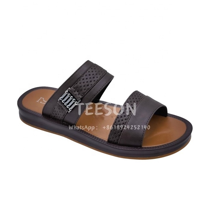 Traditional Mules Muslim Shoes Custom Logo Top Quality In China Arabic Men Slippers Beach Comfortable Sandals