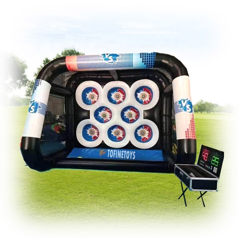 Strike Interactive Shooting Games Inflatable Combi Sport Arena With IPS System