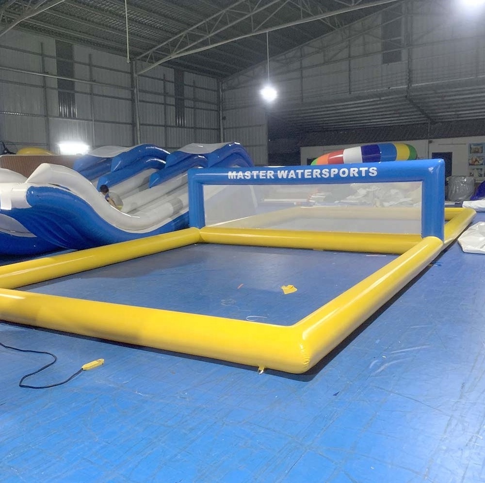 2024 Giant Inflatable Field water Volleyball Court For Sale