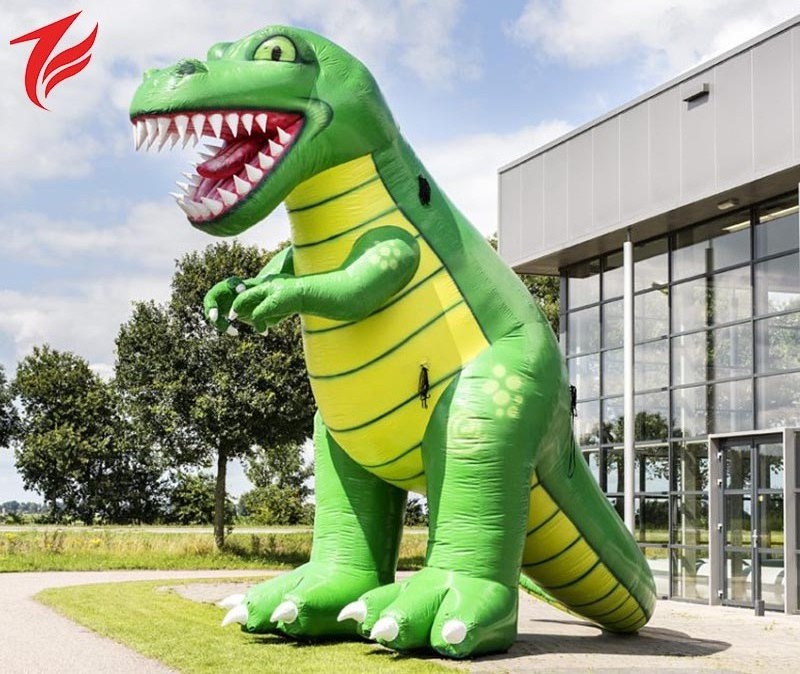 Giant inflatable dinosaur for advertising outdoor event show