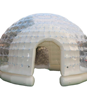 transparent lighting inflatable igloo inflatable LED dome airtight inflatable bubble tent