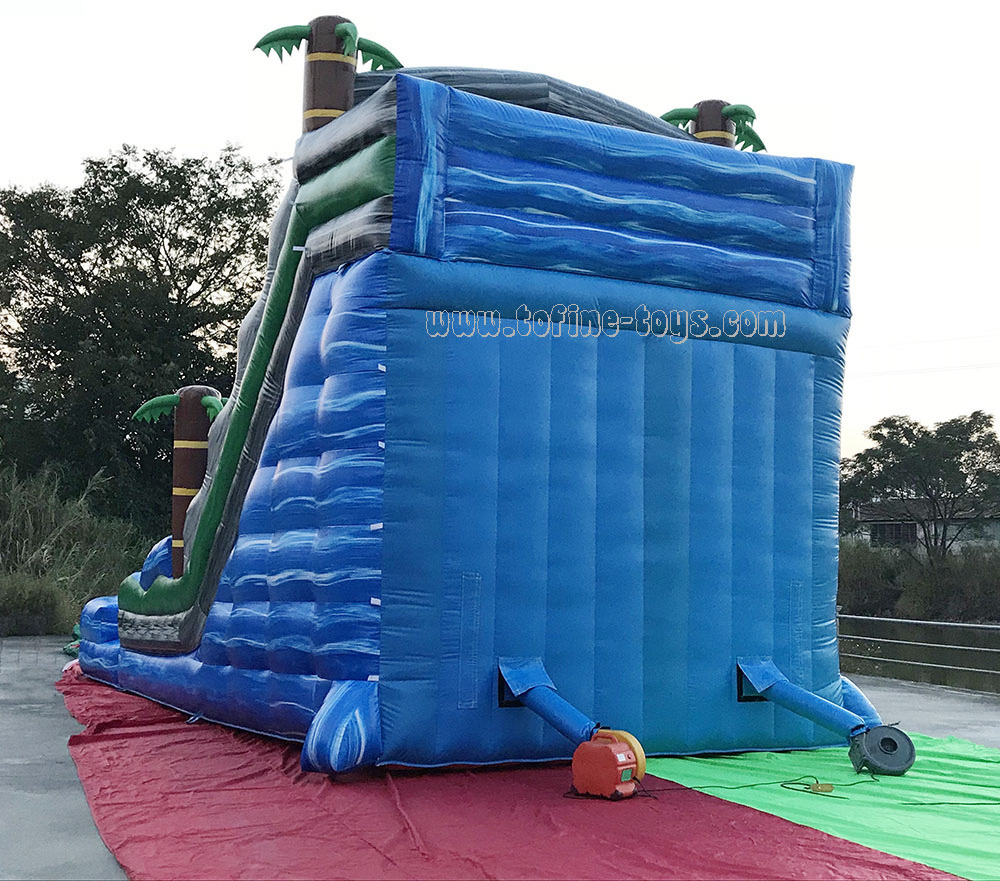 20ft tall Tropical water slide giant inflatable water slide for aults