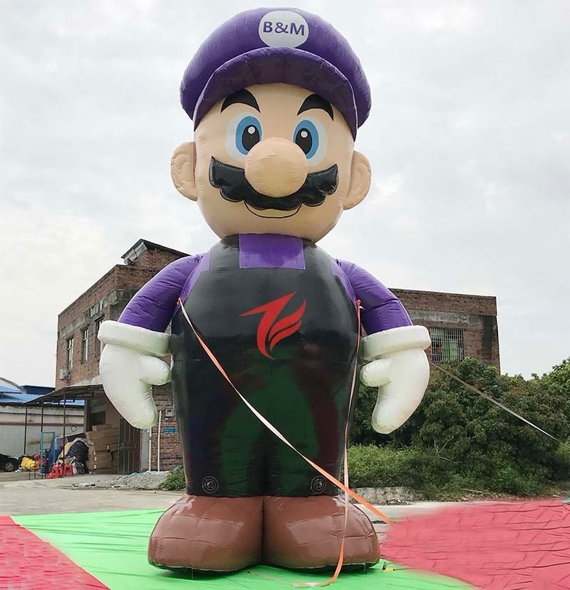 custom outdoor display giant inflatable super mario for event decoration