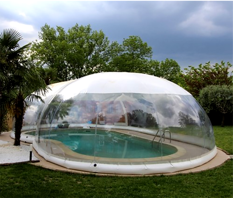 Transparent Bubble Inflatable pool cover tent Pool Dome For Winter