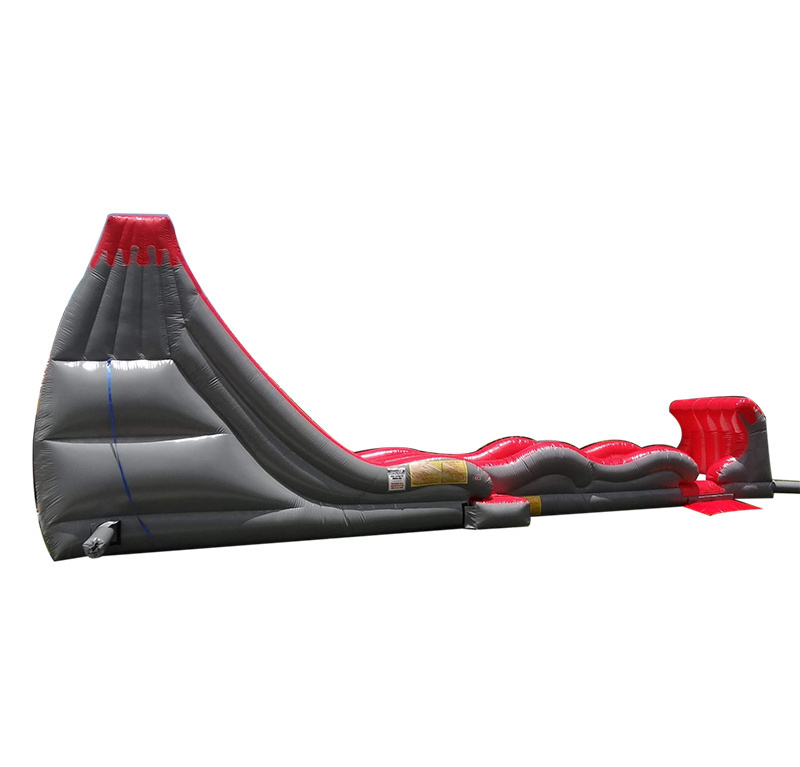 18ft new inflatable volcano water slide volcano with slip n slide