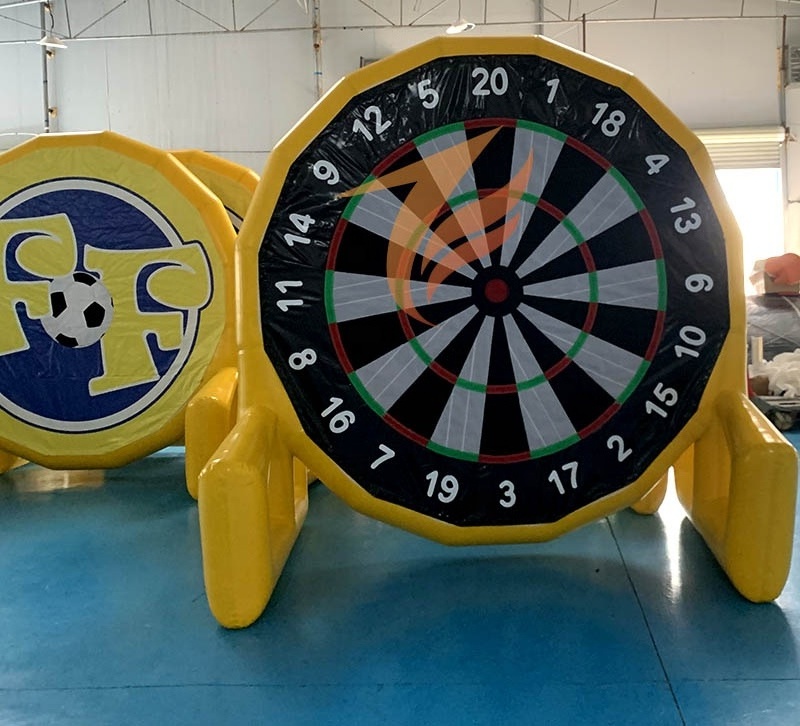 Air-Tight Inflatable Football Soccer Dart Board Game For Outdoor Sports