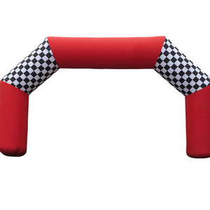 Dual advertising inflatable tunnel arch Channel For rental